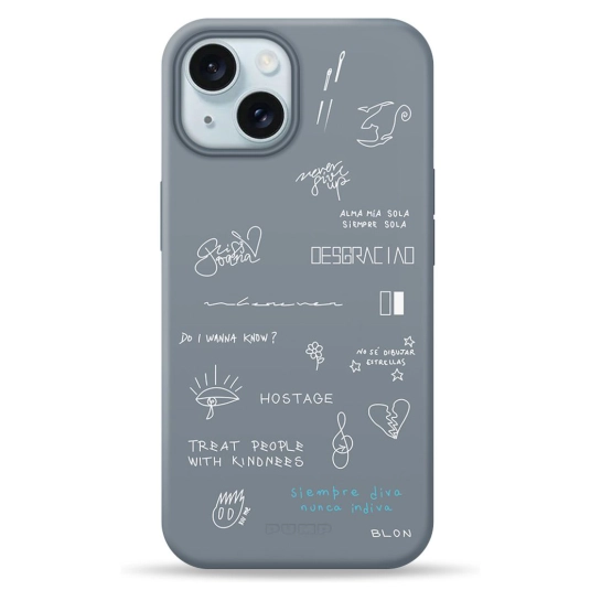 Чехол Pump Silicone Minimalistic Case with MagSafe for iPhone 15 Treat People