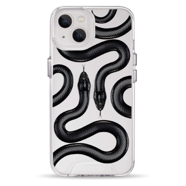 Чехол Pump Transparency Silver Button Case for iPhone 13 Black Snake - цена, характеристики, отзывы, рассрочка, фото 1