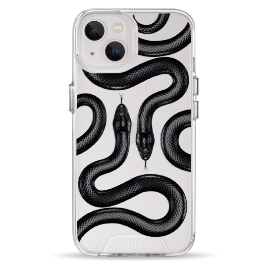 Чехол Pump Transparency Silver Button Case for iPhone 13 Black Snake - цена, характеристики, отзывы, рассрочка, фото 1