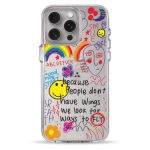 Чохол Pump Transparency Silver Button Case for iPhone 15 Pro Max Because people