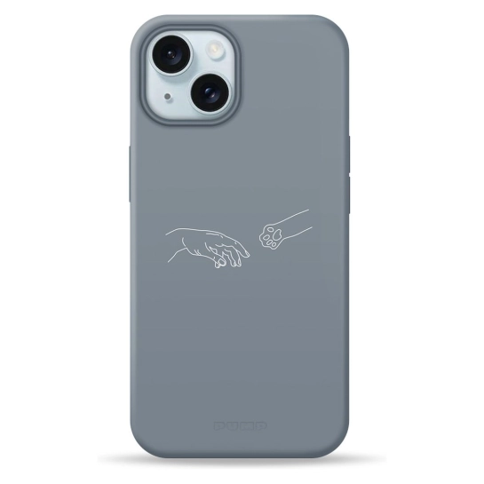 Чехол Pump Silicone Minimalistic Case with MagSafe for iPhone 15 Creating