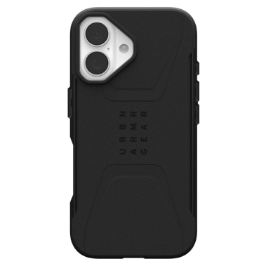 Чохол UAG Civilian Magsafe for iPhone 16 Black - цена, характеристики, отзывы, рассрочка, фото 1