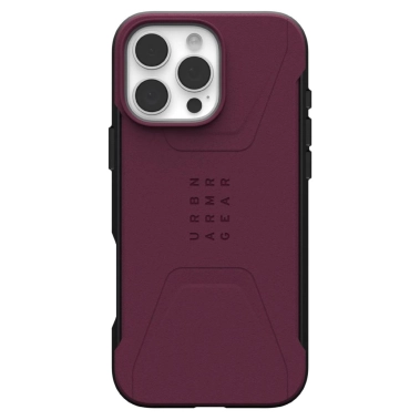 Чохол UAG Civilian Magsafe for iPhone 16 Pro Max Bordeaux - цена, характеристики, отзывы, рассрочка, фото 1