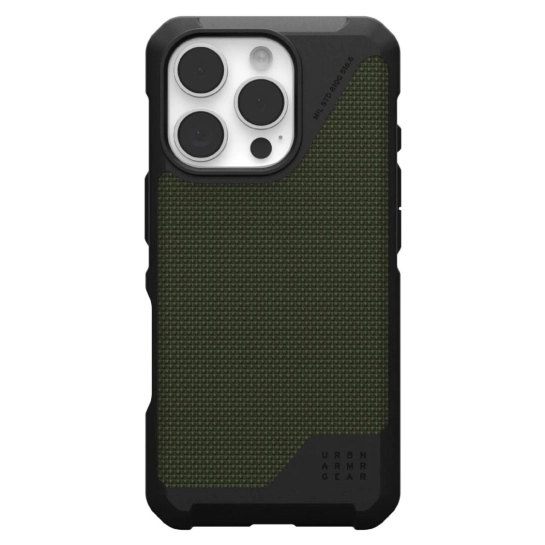 Чохол UAG Metropolis LT Magsafe для iPhone 16 Pro Kevlar Olive