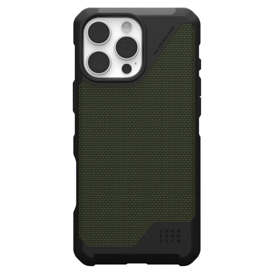 Чохол UAG Metropolis LT Magsafe для iPhone 16 Pro Max Kevlar Olive