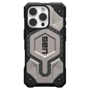 Чохол UAG Monarch Pro Magsafe для iPhone 16 Pro Titanium - цена, характеристики, отзывы, рассрочка, фото 1