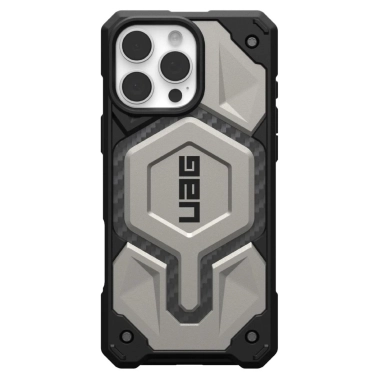 Чохол UAG Monarch Pro Magsafe для iPhone 16 Pro Max Titanium - цена, характеристики, отзывы, рассрочка, фото 1