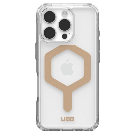 Чохол UAG Plyo Magsafe для iPhone 16 Pro Ice/Gold