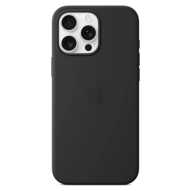 Чохол Apple Silicone Case with MagSafe for iPhone 16 Pro Max Black - цена, характеристики, отзывы, рассрочка, фото 1