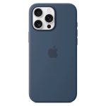 Чохол Apple Silicone Case with MagSafe for iPhone 16 Pro Max Denim