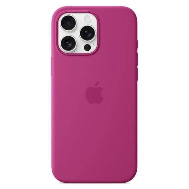 Чохол Apple Silicone Case with MagSafe for iPhone 16 Pro Max Fuchsia - цена, характеристики, отзывы, рассрочка, фото 1
