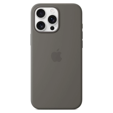 Чохол Apple Silicone Case with MagSafe for iPhone 16 Pro Max Stone Gray - цена, характеристики, отзывы, рассрочка, фото 1