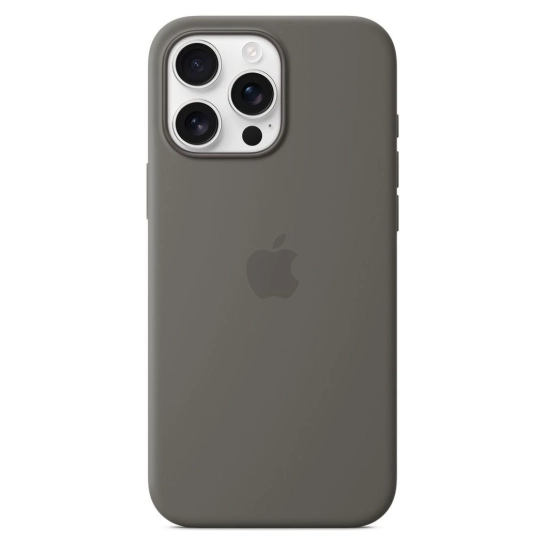 Чохол Apple Silicone Case with MagSafe for iPhone 16 Pro Max Stone Gray