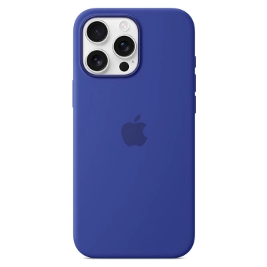 Чохол Apple Silicone Case with MagSafe for iPhone 16 Pro Max Ultramarine - цена, характеристики, отзывы, рассрочка, фото 1