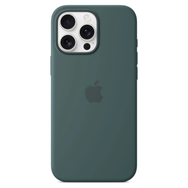 Чохол Apple Silicone Case with MagSafe for iPhone 16 Pro Max Lake Green - цена, характеристики, отзывы, рассрочка, фото 1