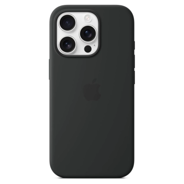 Чохол Apple Silicone Case with MagSafe for iPhone 16 Pro Black - цена, характеристики, отзывы, рассрочка, фото 1