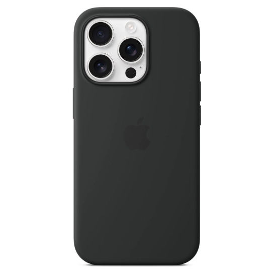 Чехол Apple Silicone Case with MagSafe for iPhone 16 Pro Black