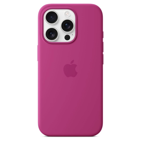 Чехол Apple Silicone Case with MagSafe for iPhone 16 Pro Fuchsia - цена, характеристики, отзывы, рассрочка, фото 1