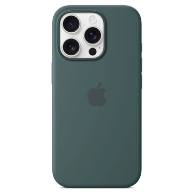 Чохол Apple Silicone Case with MagSafe for iPhone 16 Pro Lake Green - цена, характеристики, отзывы, рассрочка, фото 1