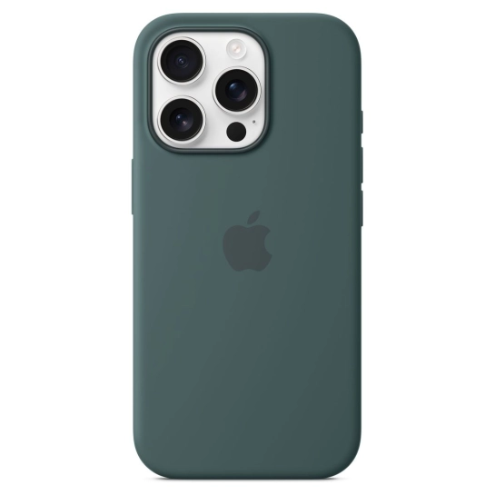 Чехол Apple Silicone Case with MagSafe for iPhone 16 Pro Lake Green