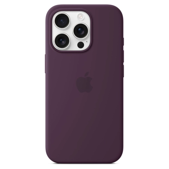 Чехол Apple Silicone Case with MagSafe for iPhone 16 Pro Plum