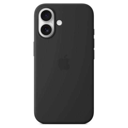 Чехол Apple Silicone Case with MagSafe for iPhone 16 Black