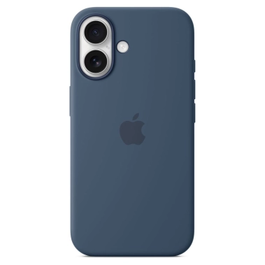 Чохол Apple Silicone Case with MagSafe for iPhone 16 Denim - цена, характеристики, отзывы, рассрочка, фото 1