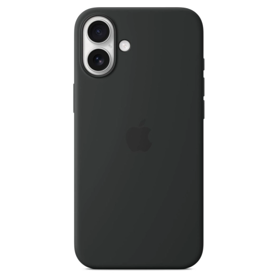 Чохол Apple Silicone Case with MagSafe for iPhone 16 Plus Black