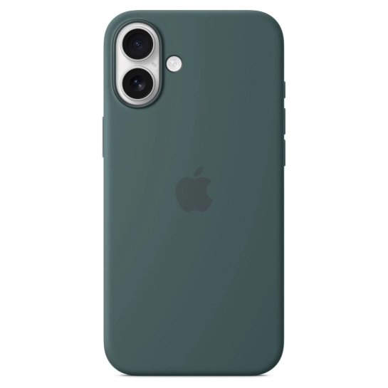 Чехол Apple Silicone Case with MagSafe for iPhone 16 Plus Lake Green