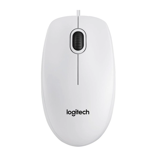 Миша Logitech B100 White (910-003360)