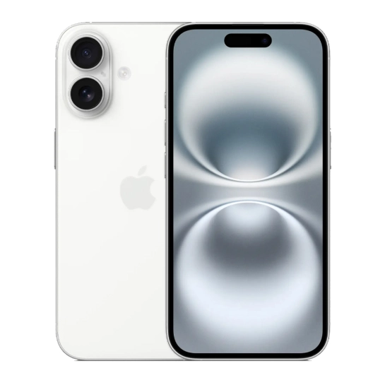 Б/У Apple iPhone 16 Plus 128 Gb White eSim (Отличное)