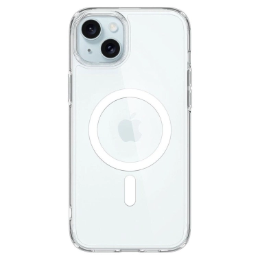Чехол Spigen Ultra Hybrid Case with MagFit for iPhone 15 Plus White - цена, характеристики, отзывы, рассрочка, фото 1