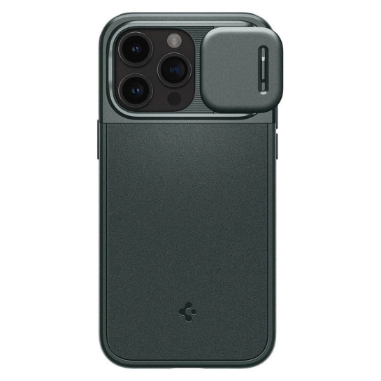 Чехол Spigen Optik Armor Case with MagFit for iPhone 15 Pro Max Abyss Green