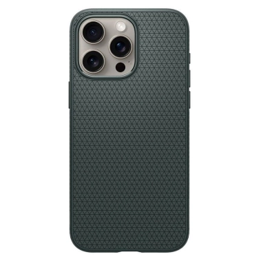 Чохол Spigen Liquid Air Case for iPhone 15 Pro Abyss Green - цена, характеристики, отзывы, рассрочка, фото 1