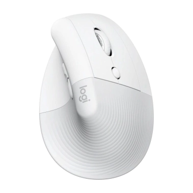 Миша Logitech Lift for Mac Vertical Ergonomic Mouse Off White (910-006477) - цена, характеристики, отзывы, рассрочка, фото 1