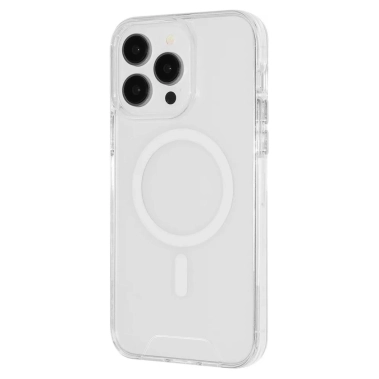 Чехол Wave Sky Case with Magnetic Ring for iPhone 14 Pro Max Transparent - цена, характеристики, отзывы, рассрочка, фото 1