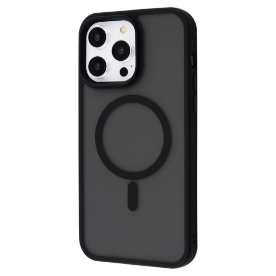 Чехол WAVE Matte Insane Case with MagSafe for iPhone 14 Pro Max Black - цена, характеристики, отзывы, рассрочка, фото 1