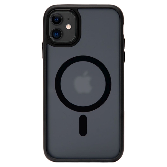 Чохол Pump Matte Case with MagSafe for iPhone 11 Black - ціна, характеристики, відгуки, розстрочка, фото 1