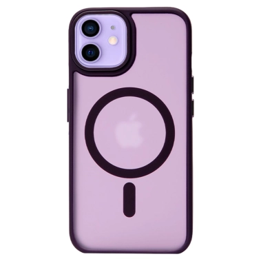 Чохол Pump Matte Case with MagSafe for iPhone 12/12 Pro Deep Purple - цена, характеристики, отзывы, рассрочка, фото 1
