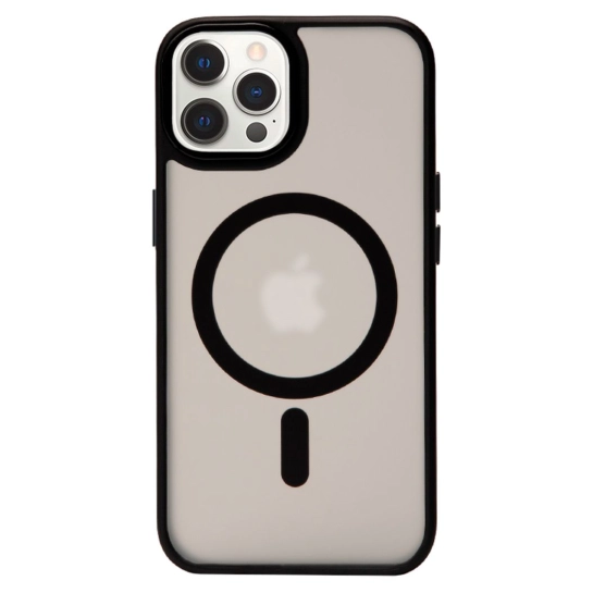 Чохол Pump Matte Case with MagSafe for iPhone 12 Pro Max Black