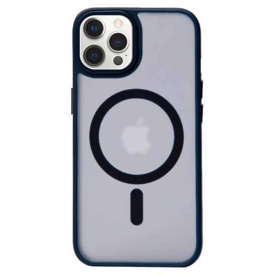 Чохол Pump Matte Case with MagSafe for iPhone 12 Pro Max Midnight Blue