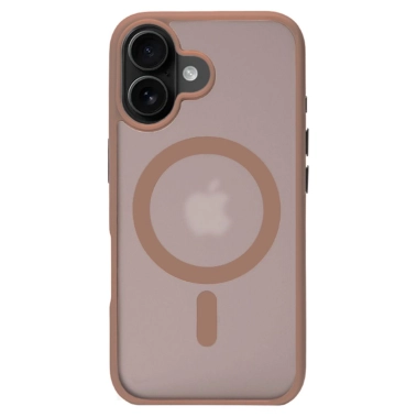 Чехол Pump Matte Case with MagSafe for iPhone 16 Beige Gold - цена, характеристики, отзывы, рассрочка, фото 1