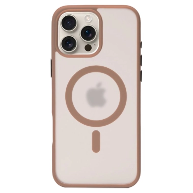 Чохол Pump Matte Case with MagSafe for iPhone 16 Pro Beige Gold - цена, характеристики, отзывы, рассрочка, фото 1