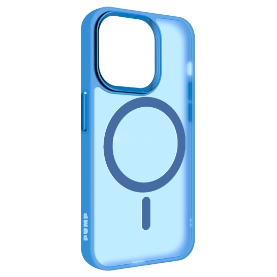 Чохол Pump Matte Case with MagSafe for iPhone 14 Pro Max Blue