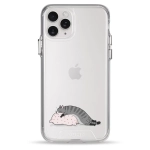 Чохол Pump Transparency Silver Button Case для iPhone 11 Pro Cat On The Pillow