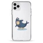 Чехол Pump Transparency Silver Button Case for iPhone 11 Pro Max Cat In Shark