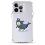 Чохол Pump Transparency Silver Button Case для iPhone 14 Pro Max Cat In Shark