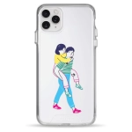 Чохол Pump Transparency Silver Button Case для iPhone 11 Pro Max Young Couple