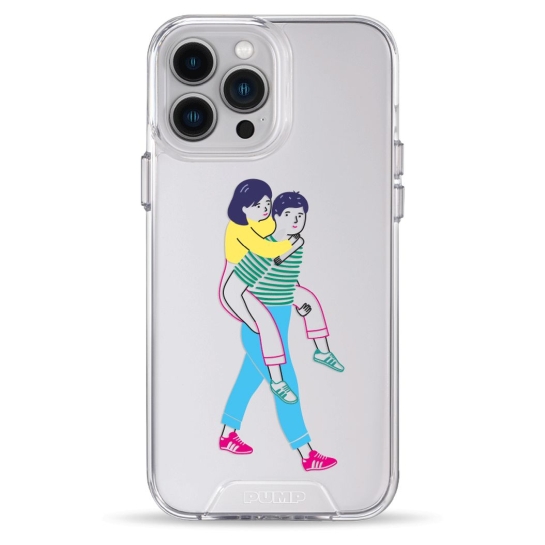 Чохол Pump Transparency Silver Button Case для iPhone 13 Pro Max Young Couple - ціна, характеристики, відгуки, розстрочка, фото 1