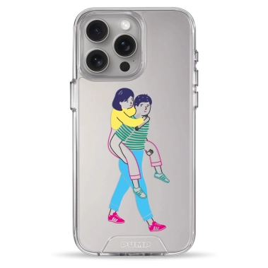 Чохол Pump Transparency Silver Button Case для iPhone 15 Pro Max Young Couple - цена, характеристики, отзывы, рассрочка, фото 1